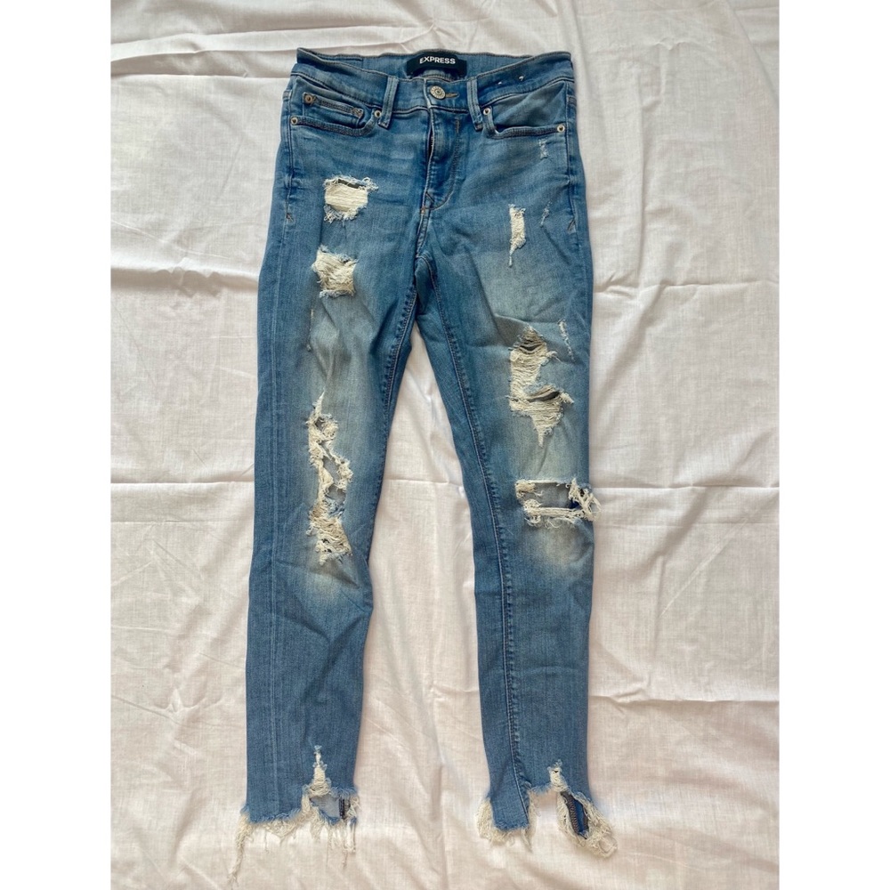 Express, size 0R, denim